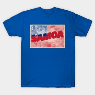 Samoa Vintage style retro souvenir T-Shirt